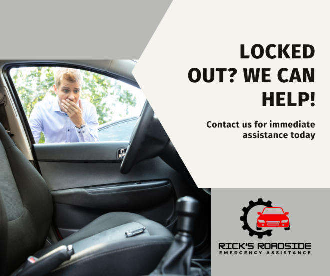 Auto Lockout service- Rick's Emergency Roadside Assistance